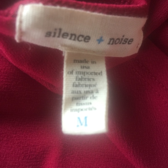 Silence + Noise Urban Outfitters Reddish Burgundy dress Women's size M - Picture 4 of 6